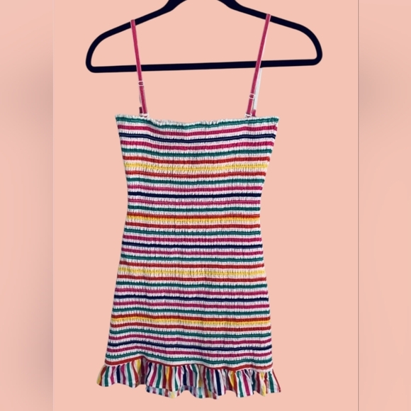 Lovers + Friends Rainbow Stripe Burson Bodycon Mini Dress XXS - Picture 8 of 11